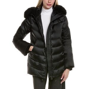 Gorski Womens Après Down Ski Jacket, Black